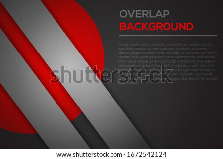 Futuristic red and black abstract background with overlap modern line bar design. Can be used for text, message website design, card, annual business report, poster template, elements for your work.