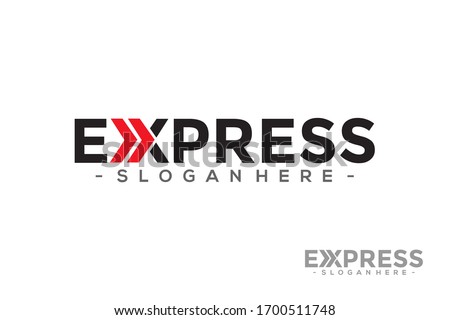 Fast Express Delivery Logo Vector. Modern Transport Logistic Logo Template Design.