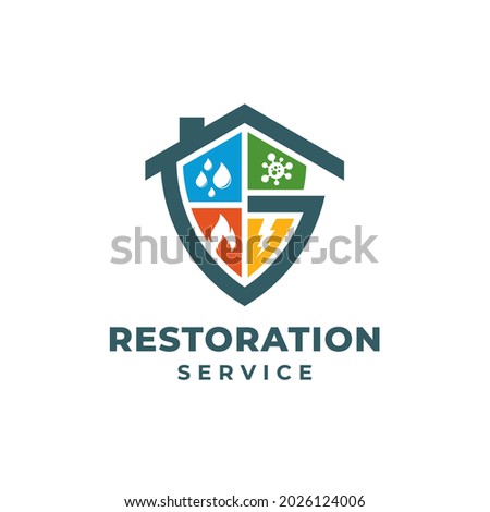 Letter G for Building Restoration Services Logo Template Design. Vector illustration