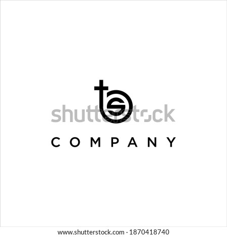 Simple TBS BTS Letter Logo Vector Design