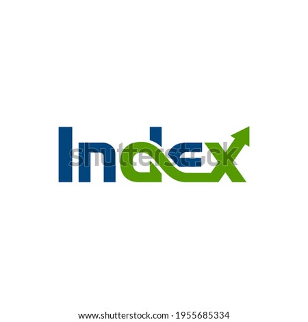 growth index logo design for business