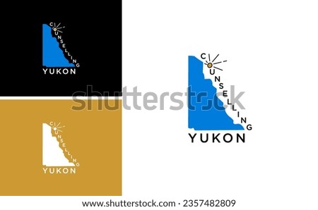 regional yukon map counselling logo design