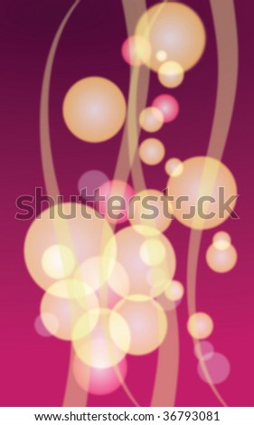 Portrait format image of circles set in soft and blurry focus to a purple and mauve base. Representative of soft Christmas lights in a background.