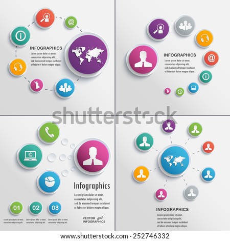 Set of Infographic element of business v.3