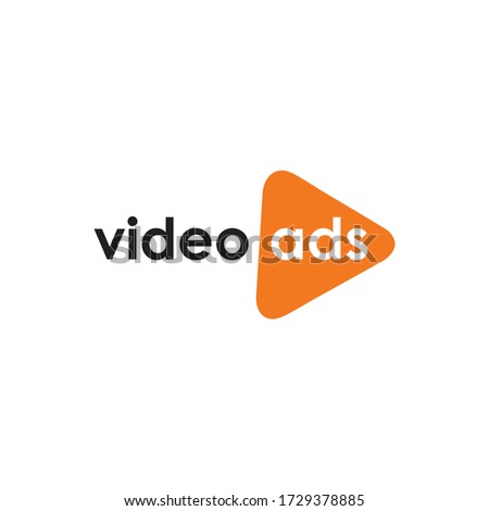 Video Ads Logo Vector and Button