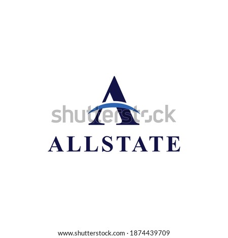 Allstate Logo Minimalis Modren Design