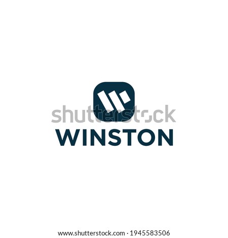 Winston Logo Design Letter W Design