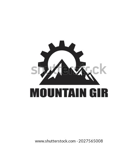 Mountain Gir Logo Design Overdrive Technology