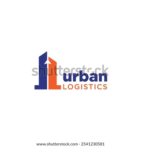 Urban Logistics Logo Design Vector