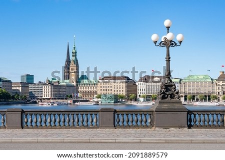 Similar – Image, Stock Photo at the Alster Hamburg Tree