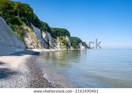 Similar – Image, Stock Photo Chalk cliffs on the island of Rügen.