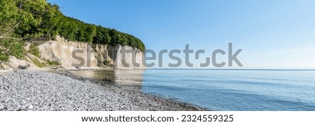 Similar – Image, Stock Photo Chalk cliffs on the island of Rügen.