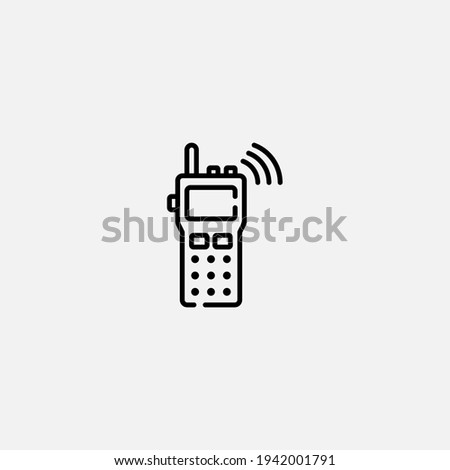 Walkie talkie icon sign vector,Symbol, logo illustration for web and mobile