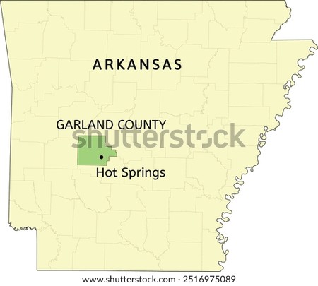 Drew County and town of Monticello location on Arkansas state map