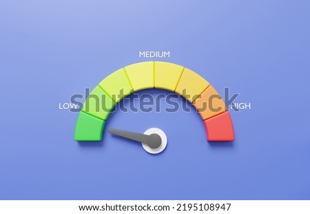 Similar – Image, Stock Photo Speedometer with pointer in green range