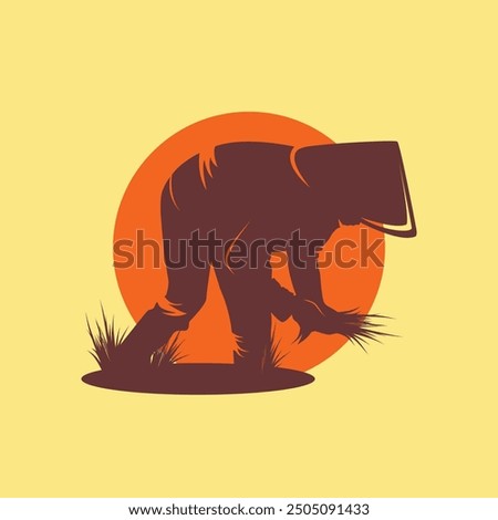 Indonesian people silhouette vector design