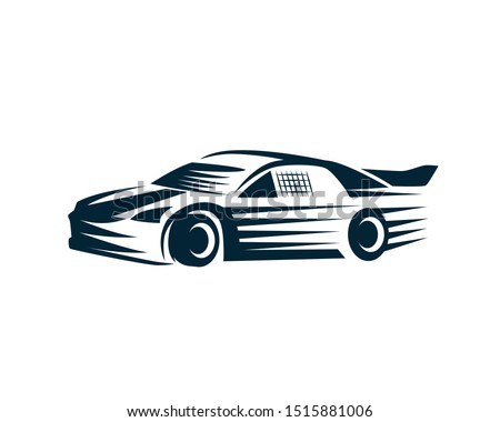 Nascar the Racing Car Illustration