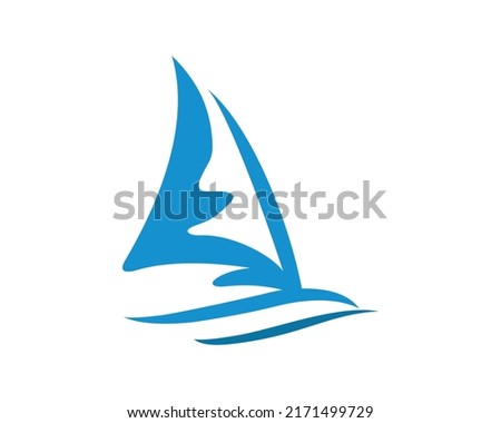 Sailing Catamaran or Sailboat on the Ocean visualized with Simple Touch