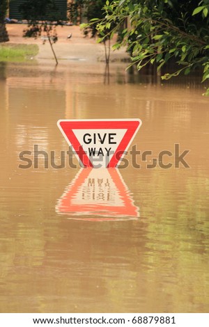 Similar – Foto Bild Hochwasser Sperrgebiet