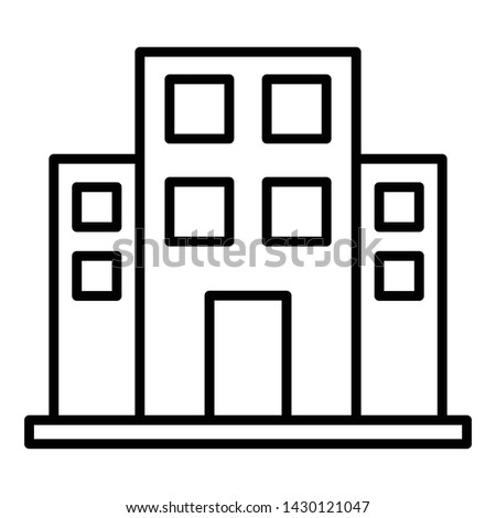 Office Icon, Vector Illustration, Business Outline