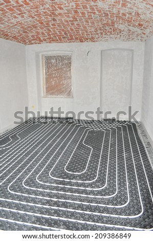 Underfloor heating and cooling indoor climate control for thermal comfort using conduction radiation and convection