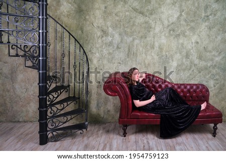 Similar – Image, Stock Photo Spiral staircase lying