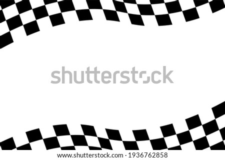Checkered flag background illustration. Race background. Racing flag vector illustration. flag race background.