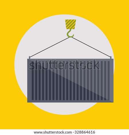 Warehouse icons logistic blank and transportation, storage vector illustration.