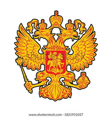 coat of arms of the flag of the country of russia