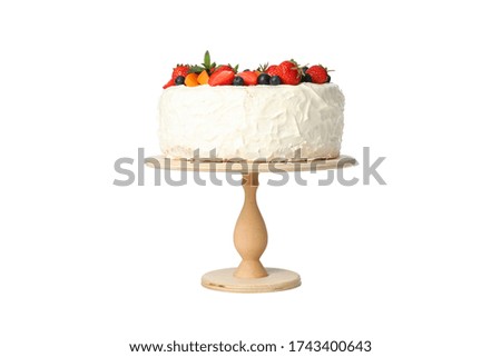 Similar – Image, Stock Photo Apricot pie in tray freshly baked. Top view of pie with a lattice crust