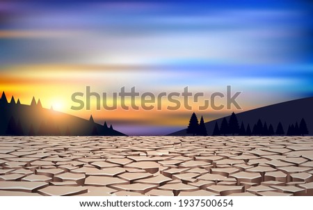 Similar – Image, Stock Photo arid soil in drought caused by climate change