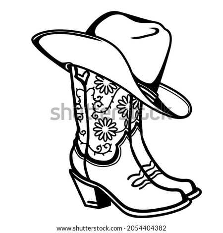 Cow Print Cowboy Boots Sticker By Sofia Hessevick | atelier-yuwa.ciao.jp