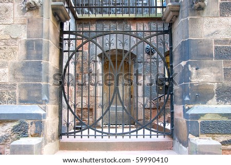 Iron gate, Trinity Church, New York