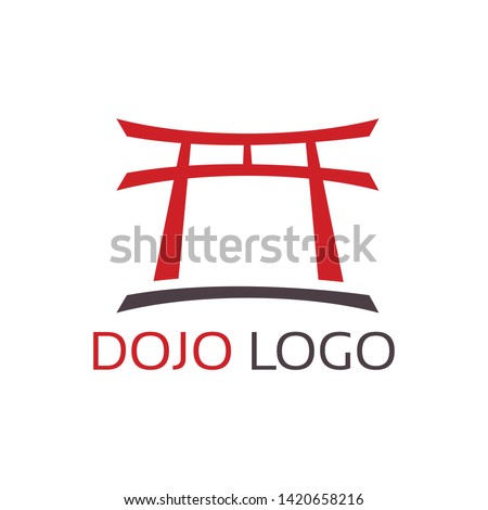 Dojo Logo In Red Color