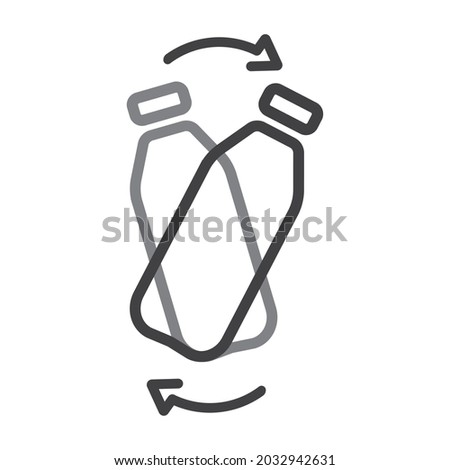 Shake bottle before use, icon, vector.