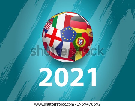 European Soccer 2021, Background Illustration