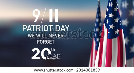 911 Patriot Day USA Background