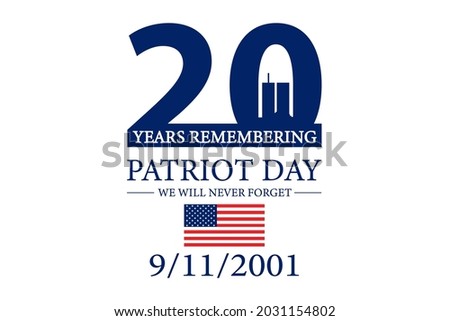 Patriot Day 2021 Background Illustration