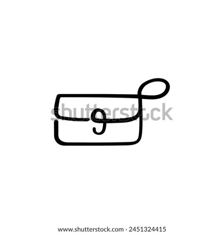 Handbag Line Style Icon Design