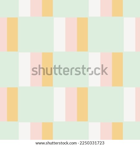 Hand painted stripes forming colorful cubes in a subtle color palette of off white, light pink, light yellow and mint green. Great for home decor, fabric, wallpaper, gift-wrap, stationery.

