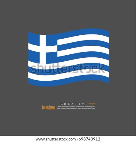 GREECE national flag background texture.vector illustration.