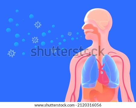 Similar – Image, Stock Photo Glass head with breathing mask