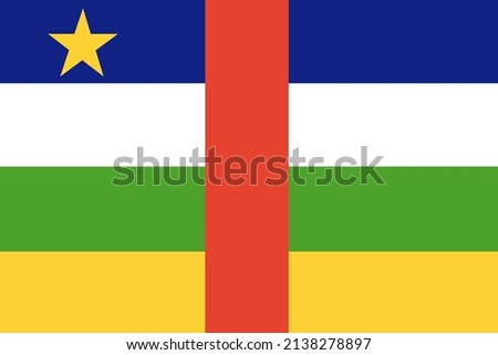 National Central African Republic flag.