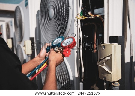 Similar – Image, Stock Photo heating manifold. Heating