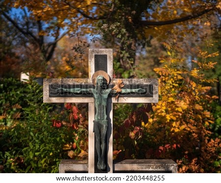 Similar – Image, Stock Photo sepulchers Nature Autumn