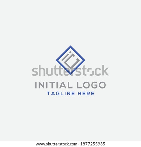 logo design inspiration for companies from the initial letters of the IC logo icon. -Vector Stock fotó © 