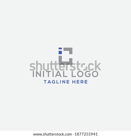 logo design inspiration for companies from the initial letters of the IC logo icon. -Vector Stock fotó © 