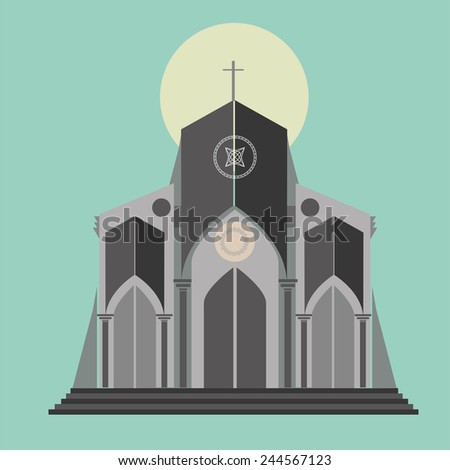 Cathedral vector Gothic