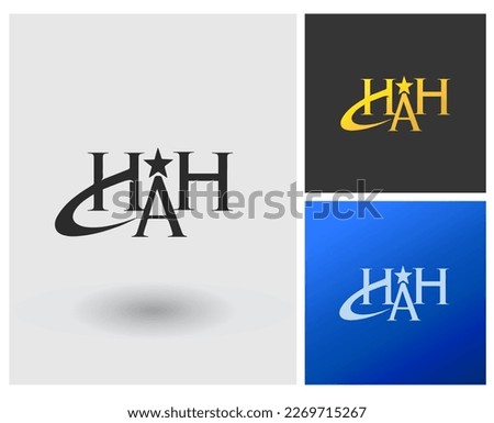 Logo HAH Letter shape monogram