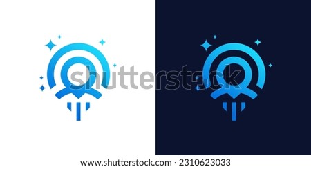 Leadership logo design with leader logo, Startup Launch, and pin location design graphic vector illustration. Symbol, icon, creative.
